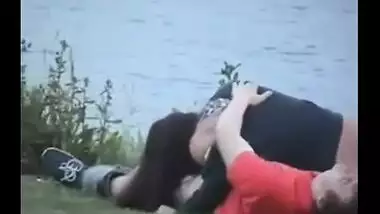 Cumbrous angel enjoys outdoor sex and gets her large butt screwed