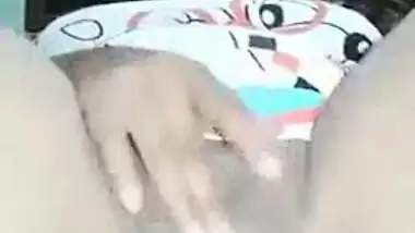 Bald Desi pussy fingering show on a cam video call