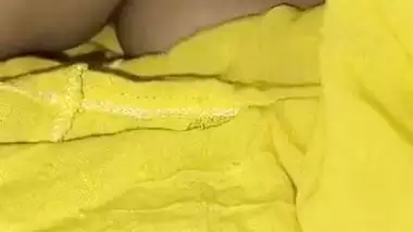 Sleeping sister boob touch by brother and nipple show