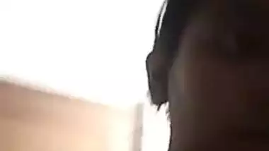 Striptease video call of a cheater bhabhi to lover