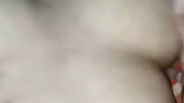 Village wife big melons pressing and pussy fucking