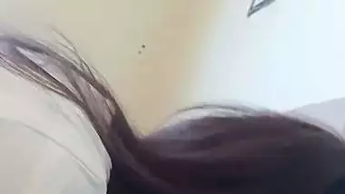 A 19-year-old GF gives an Indian blowjob to BF