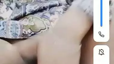 Early morning nude show with fingering of horny babe