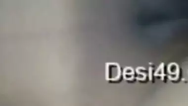 Sexy college girl showing her boobs and pussy