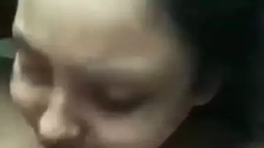 Big boob Kolkata slut gives an Indian blowjob and drinks cum
