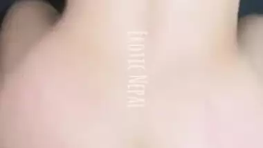 Horny Nepali Girl sucks my cock and let her fuck me from the back - Nepal Sex Tape