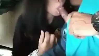 Sexy Indian School Girl Secret Blowjob