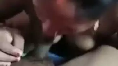 Desi Bihari milf gives a deep blowjob to her husband