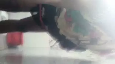 Local sexy boudi from Bangladesh in saree fingering yoni