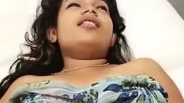 Pussy fingering before fucking of smiling girlfriend