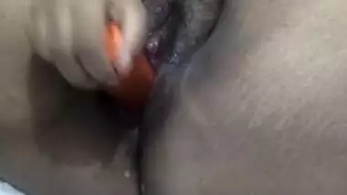 Horny Desi Girl Masturbates with Cosmetic Bottle