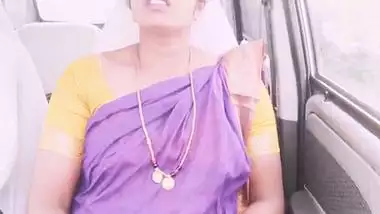Indian maid car sex Telugu dirty talks.