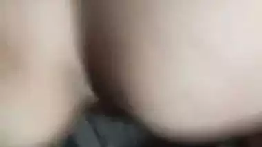 Quick doggy style sex of a big-ass lady