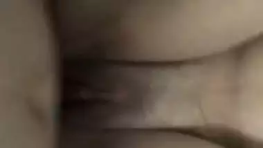 Naked girl in hotel room fucked by lover with condom